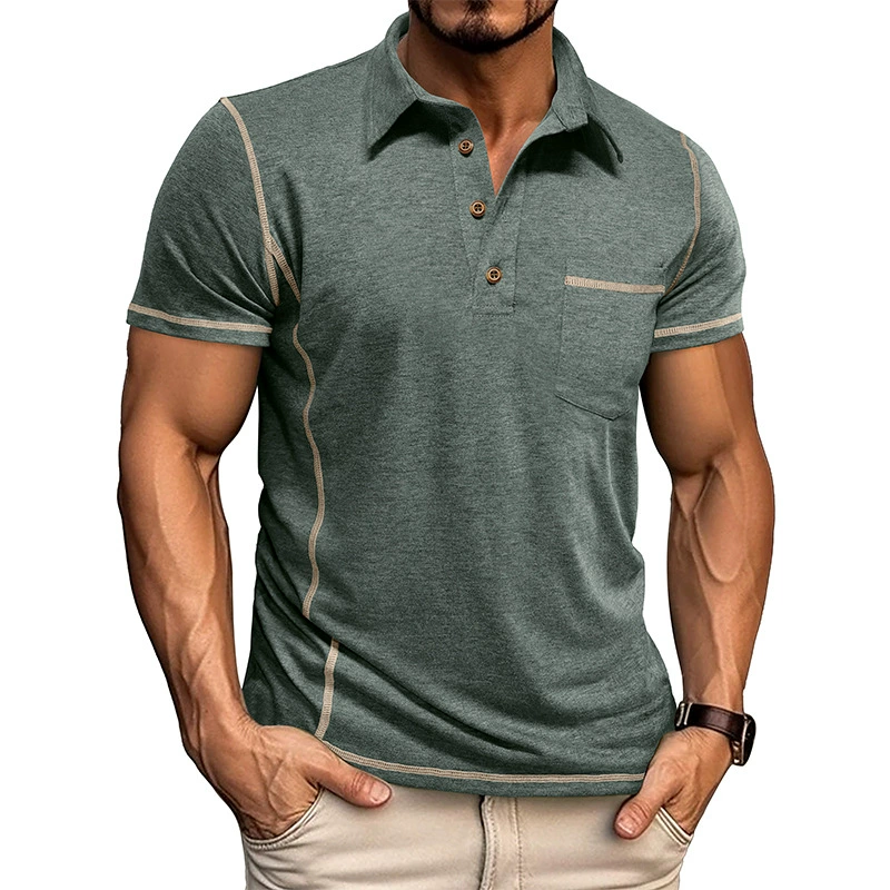 MARCO LUCA | Men's lapel polo shirt
