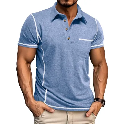 MARCO LUCA | Men's lapel polo shirt