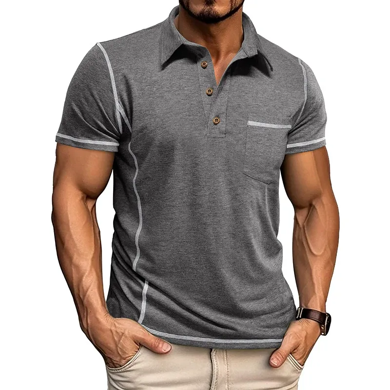 MARCO LUCA | Men's lapel polo shirt