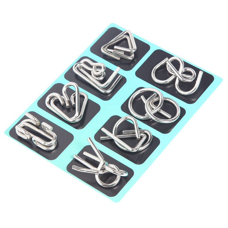 š„HOT SALE NOW 50% OFF-Metal Puzzle Ring,Educational intellectual Toys IQ Toys,Metal Brain teaser Puzzles-PLAWLTD
