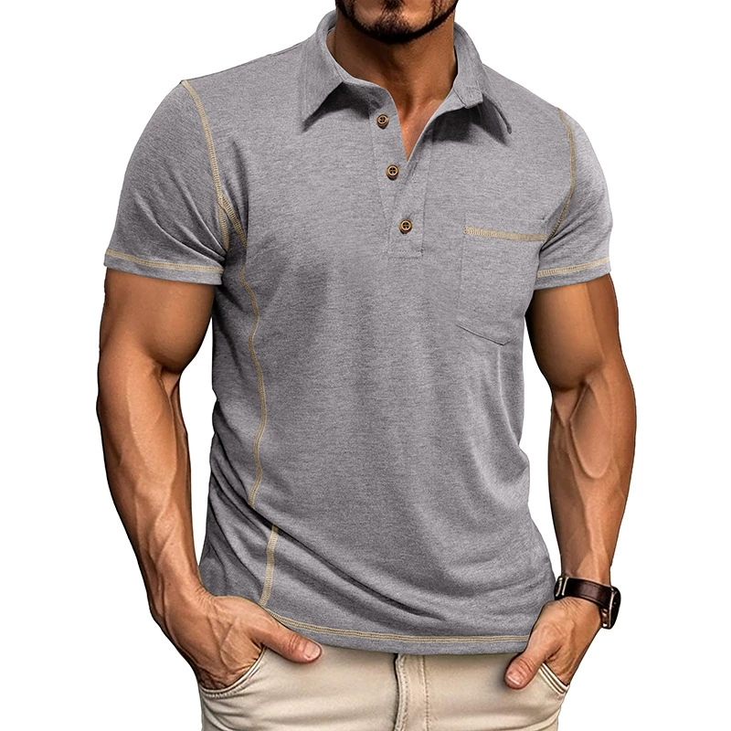 MARCO LUCA | Men's lapel polo shirt