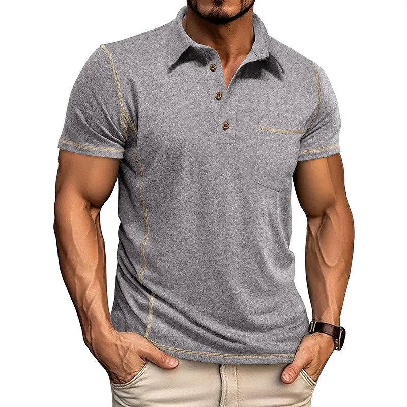 MARCO LUCA | Men's lapel polo shirt