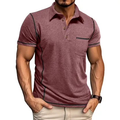 MARCO LUCA | Men's lapel polo shirt