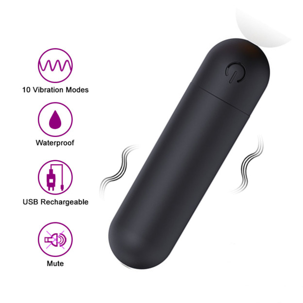 Personal massager with 10 vibration settings-PLAWLTD
