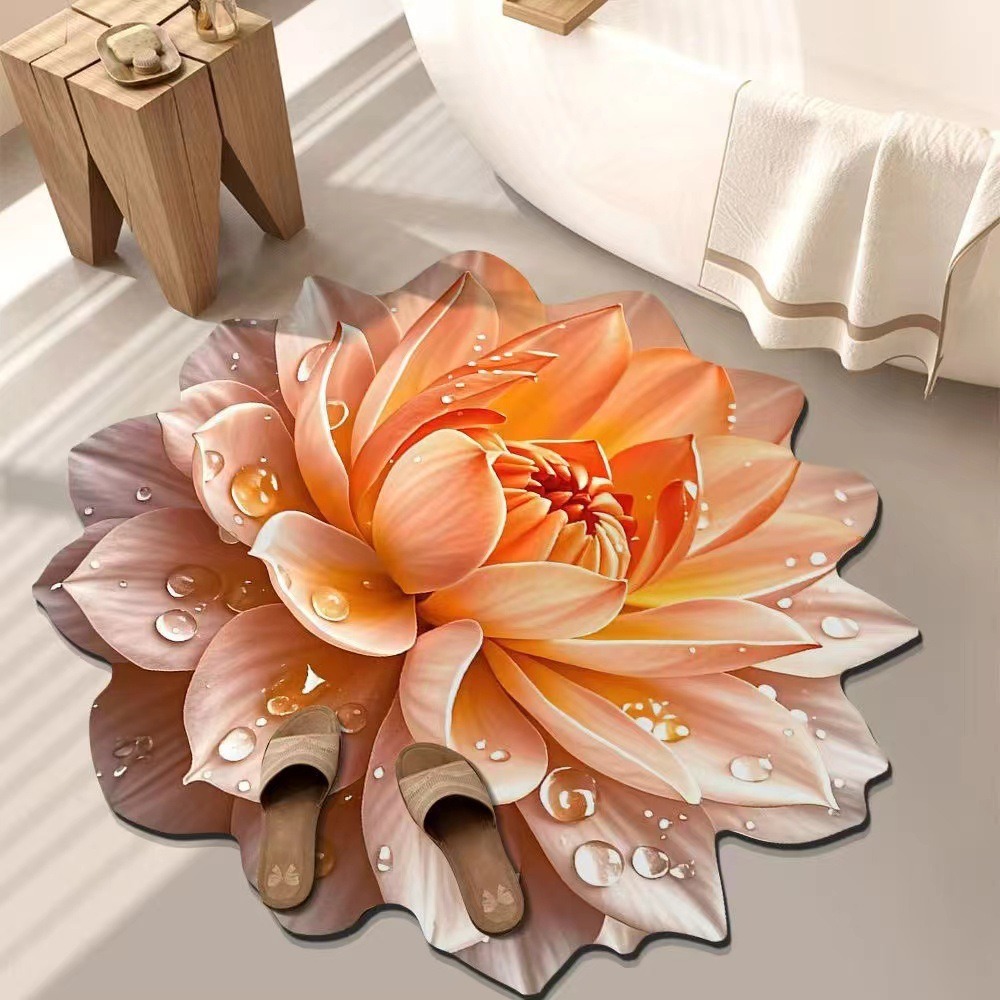 🌸Flower Diatomaceous Earth Mat-Non-slip and Durable-PLAWLTD