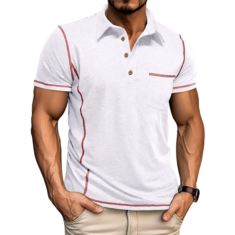 MARCO LUCA | Men's lapel polo shirt