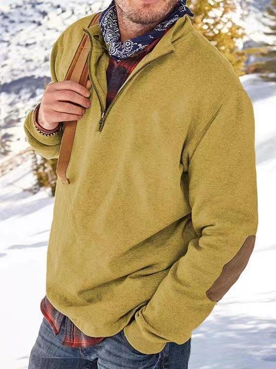 (🔥Hot Sale 49% OFF) Men's cashmere zipper casual jacket