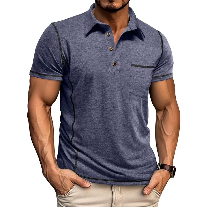 MARCO LUCA | Men's lapel polo shirt