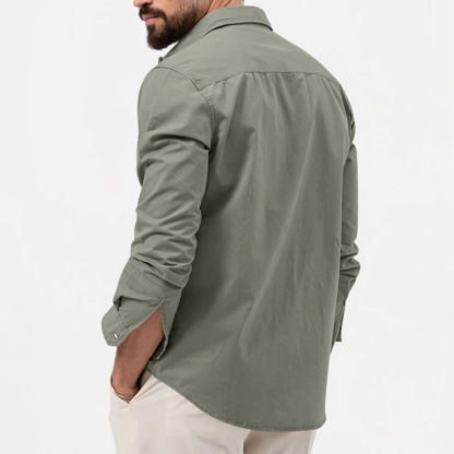 🔥BIG SALE 49% OFF🔥🔥Men's Multi-Pocket Casual Long Sleeve Shirt