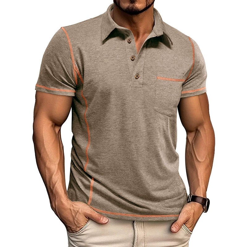 MARCO LUCA | Men's lapel polo shirt