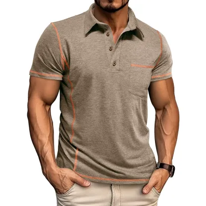 MARCO LUCA | Men's lapel polo shirt