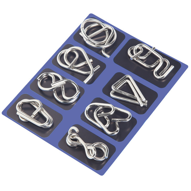 š„HOT SALE NOW 50% OFF-Metal Puzzle Ring,Educational intellectual Toys IQ Toys,Metal Brain teaser Puzzles-PLAWLTD