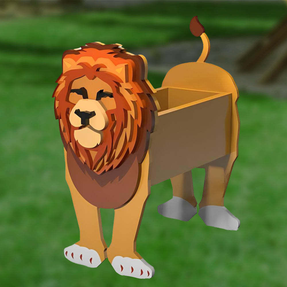 Lion Planter-PLAWLTD