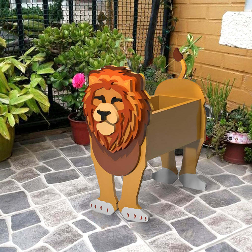 Lion Planter-PLAWLTD