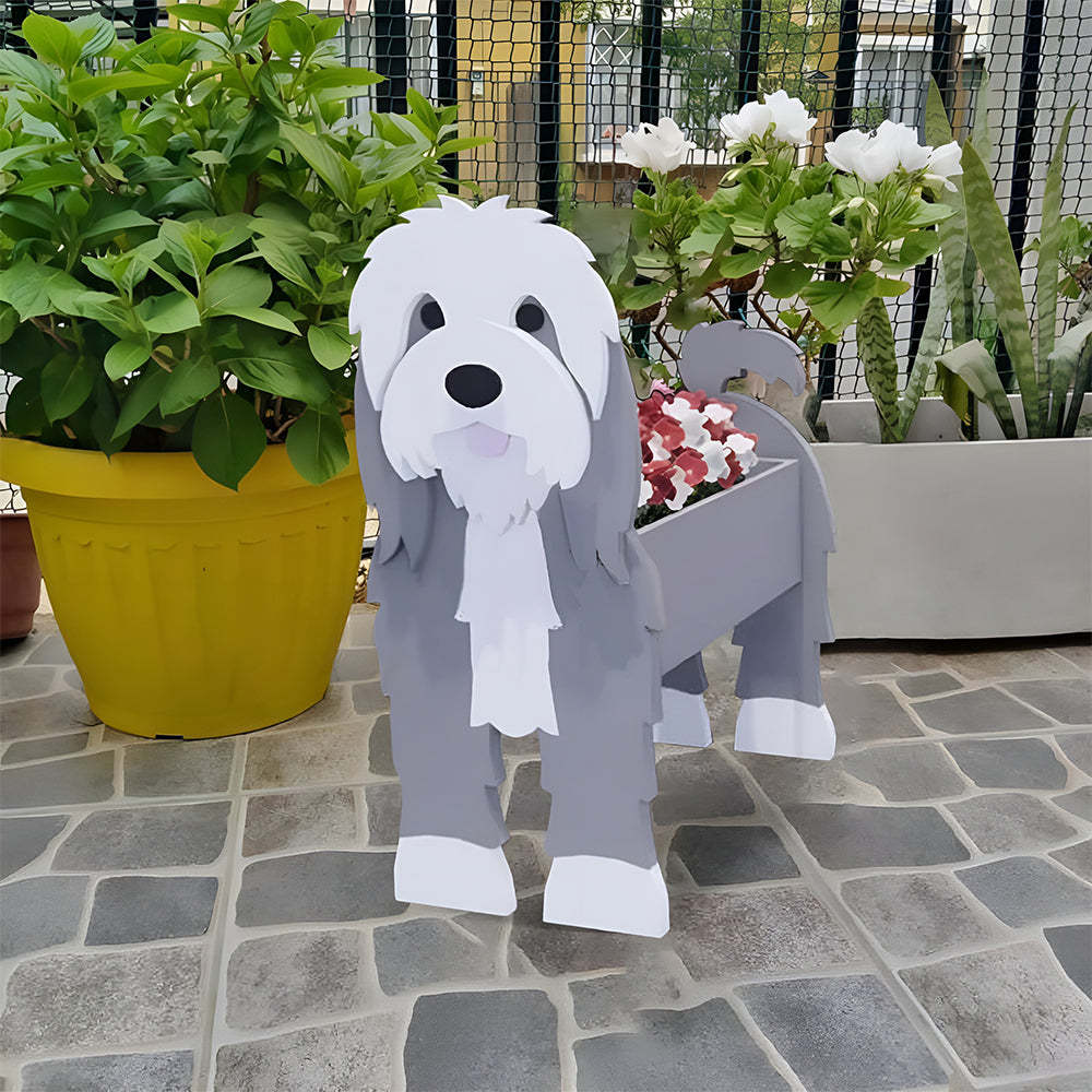 Collie Bearded Planter-PLAWLTD