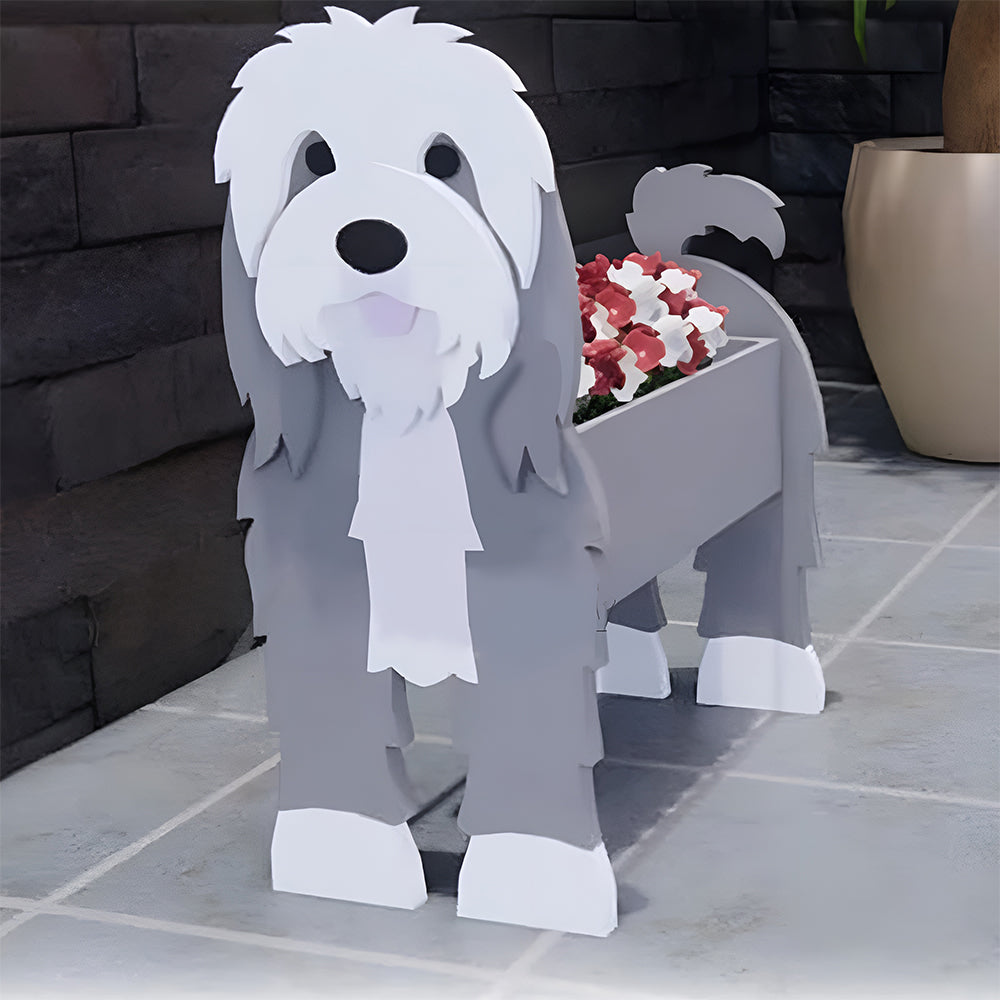 Collie Bearded Planter-PLAWLTD