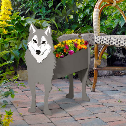 Grey Wolf Planter-PLAWLTD