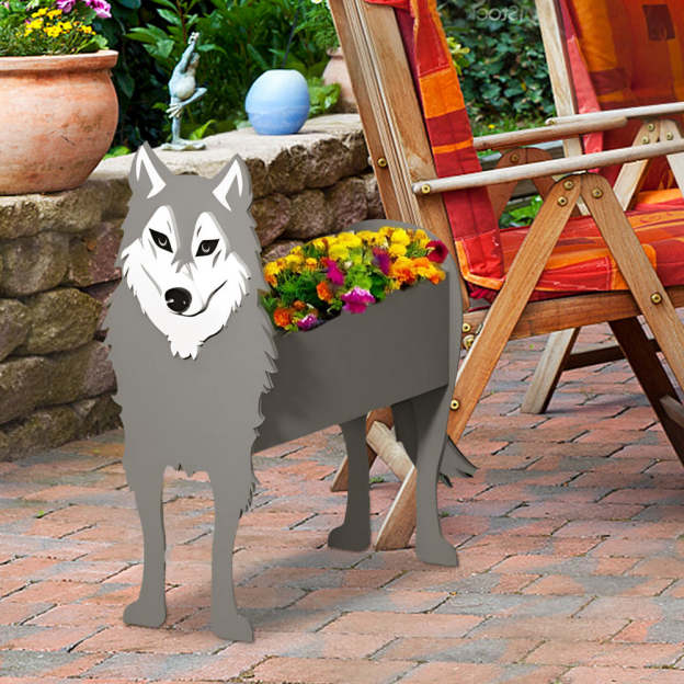 Grey Wolf Planter-PLAWLTD