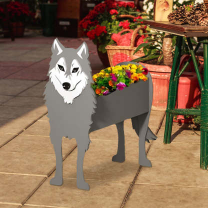Grey Wolf Planter-PLAWLTD