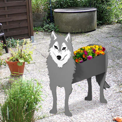 Grey Wolf Planter-PLAWLTD