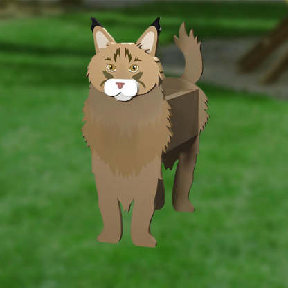 Maine Coon Planter-PLAWLTD
