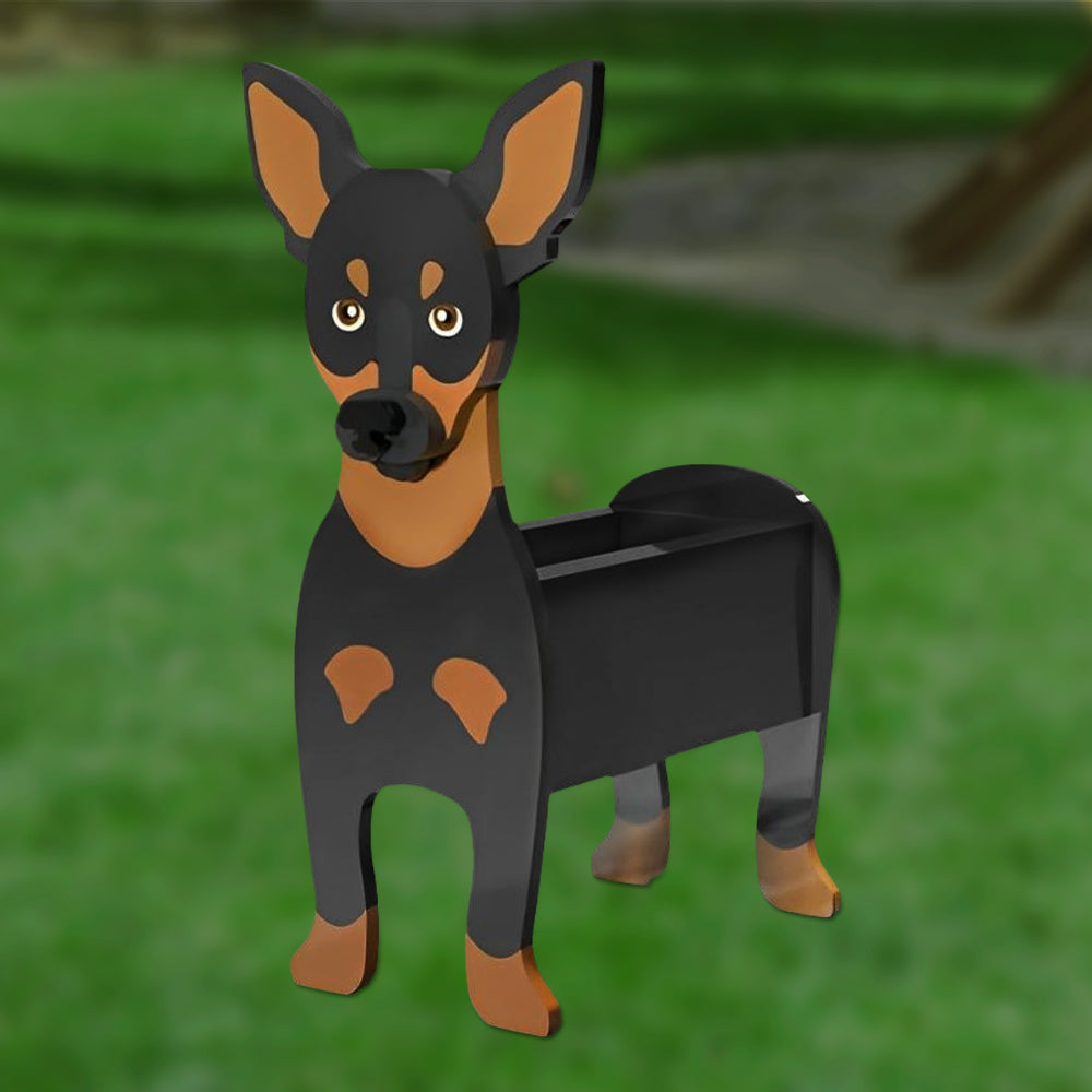 Mini Dobermann Planter-PLAWLTD