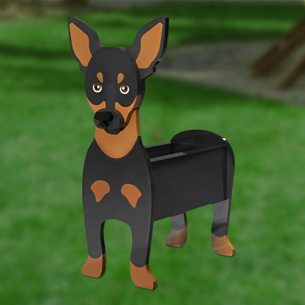 Mini Dobermann Planter-PLAWLTD