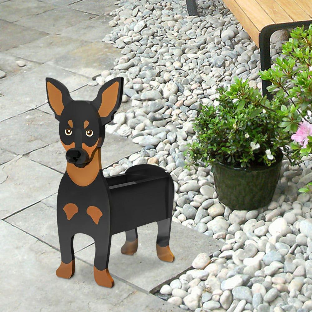 Mini Dobermann Planter-PLAWLTD