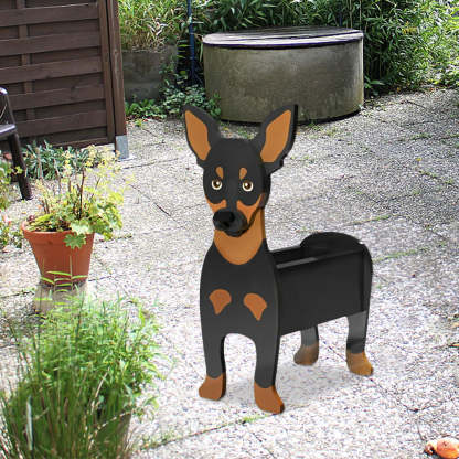 Mini Dobermann Planter-PLAWLTD