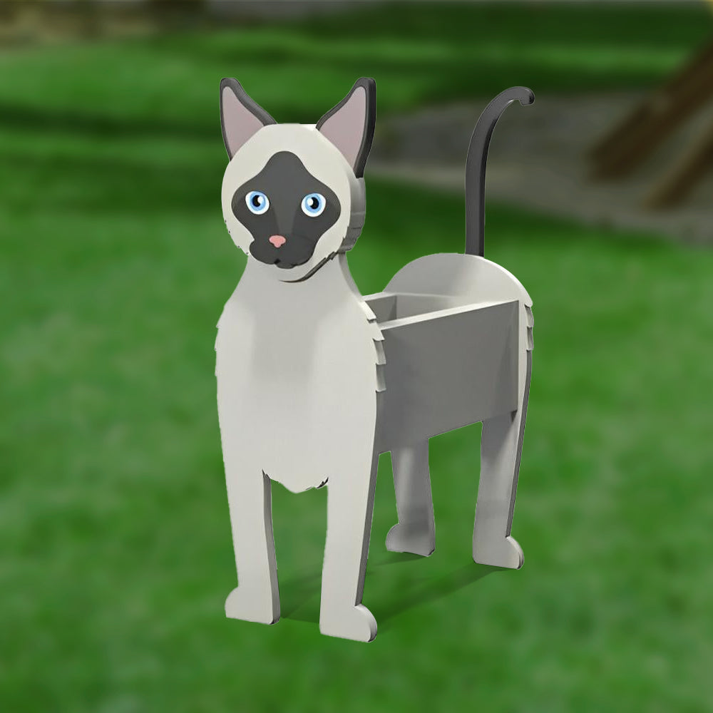 Siamese Cat Planter-PLAWLTD
