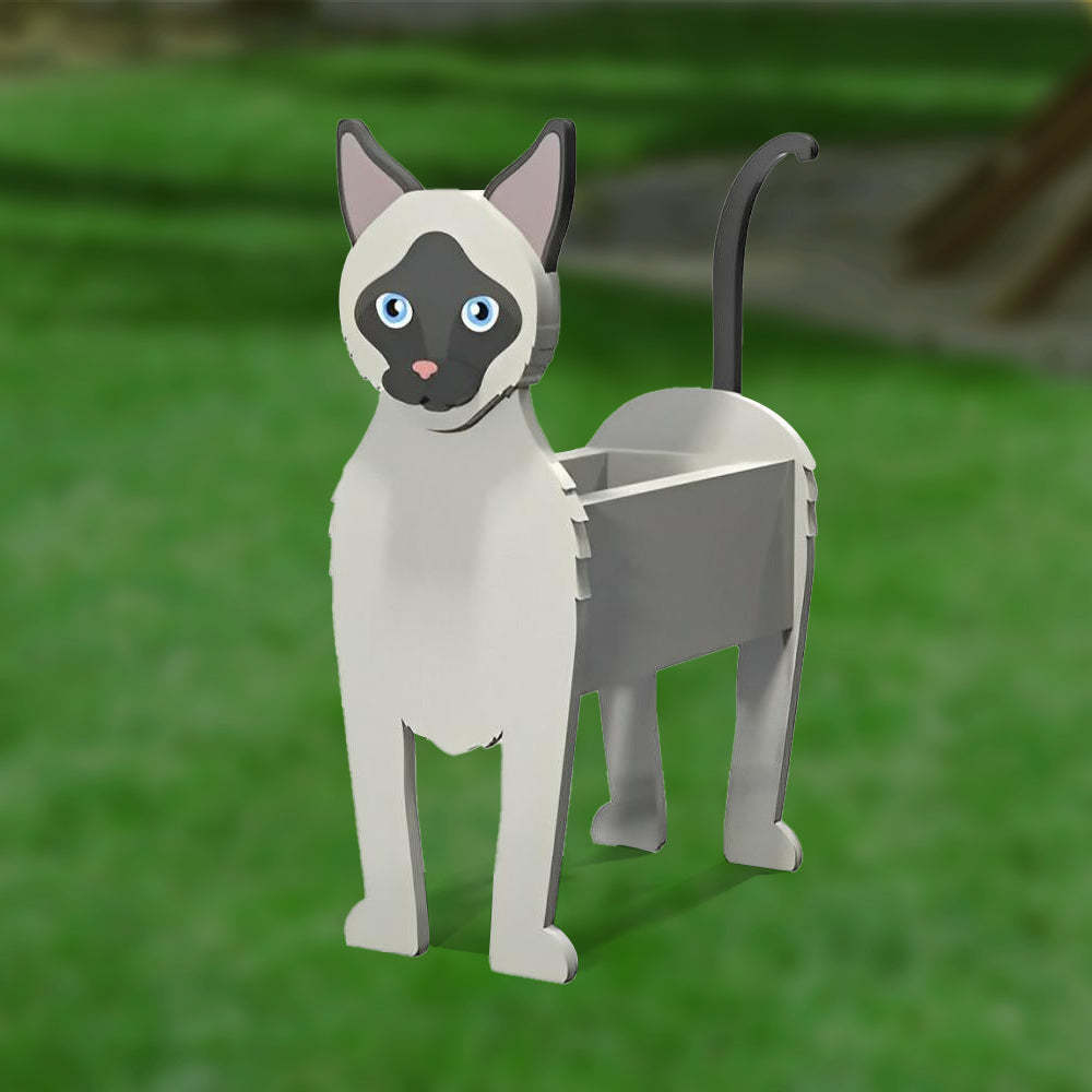 Siamese Cat Planter-PLAWLTD