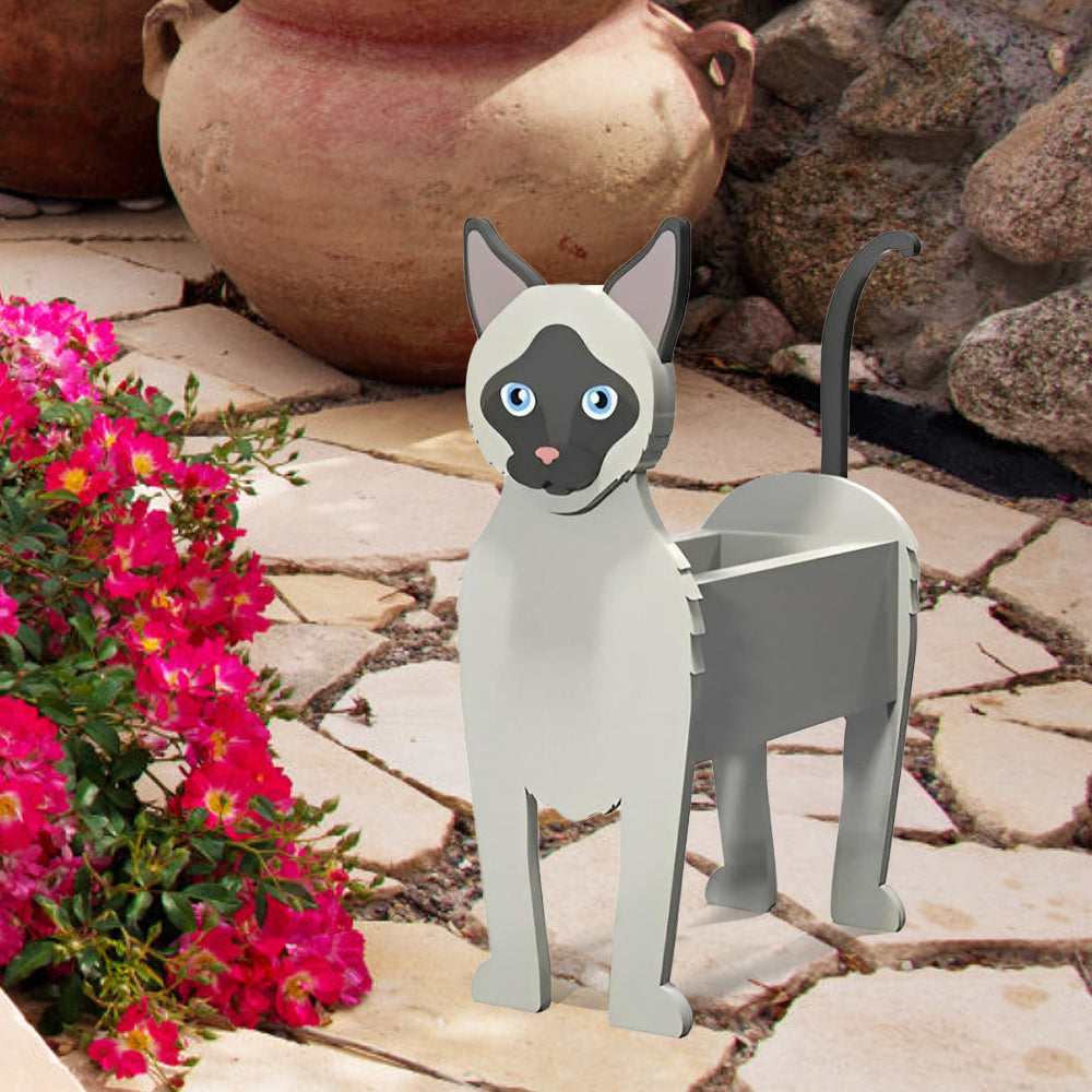 Siamese Cat Planter-PLAWLTD