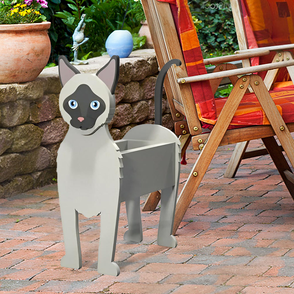 Siamese Cat Planter-PLAWLTD