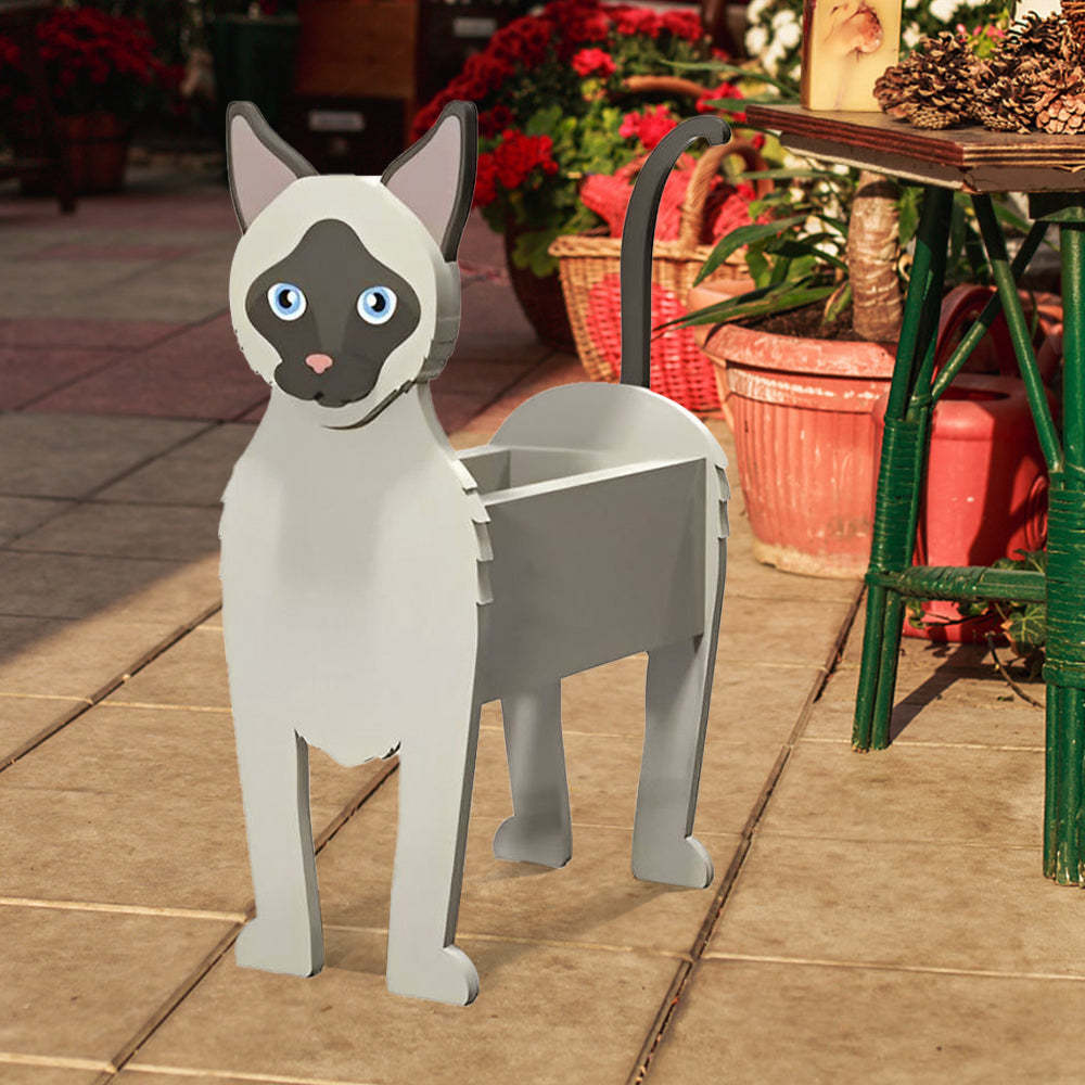 Siamese Cat Planter-PLAWLTD