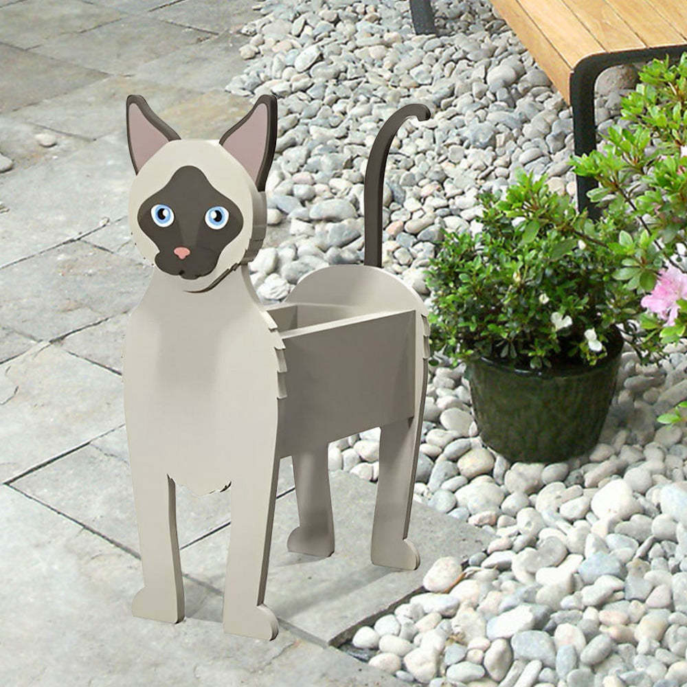 Siamese Cat Planter-PLAWLTD