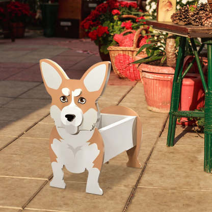 Welsh Corgi Planter-PLAWLTD
