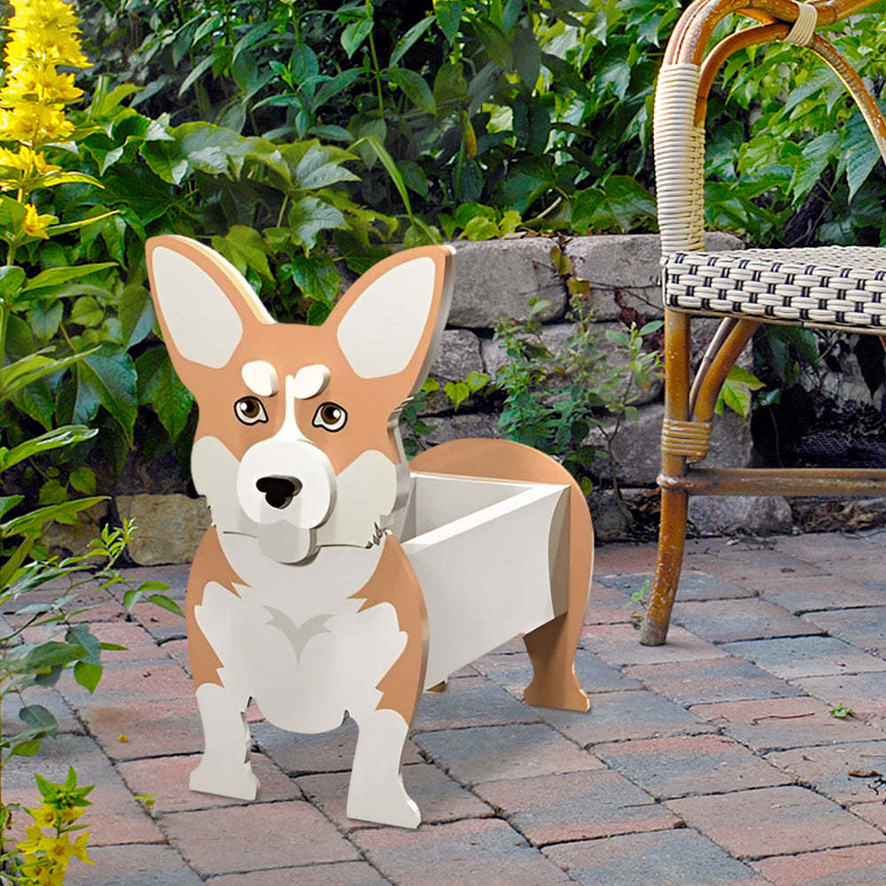 Welsh Corgi Planter-PLAWLTD