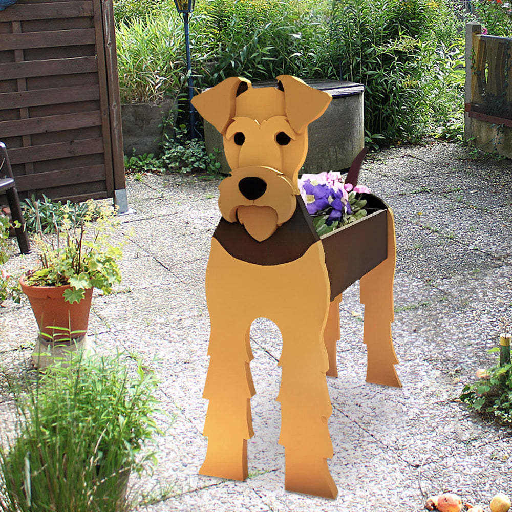 Airedale Terrier Planter-PLAWLTD