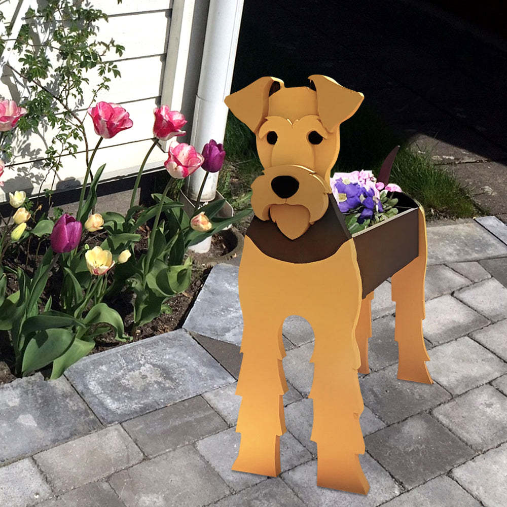 Airedale Terrier Planter-PLAWLTD