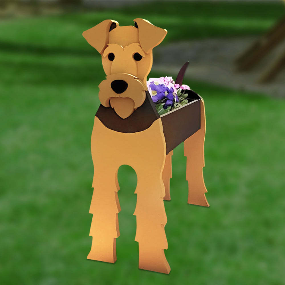 Airedale Terrier Planter-PLAWLTD