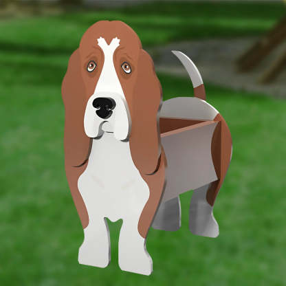 Basset Hound Planter-PLAWLTD