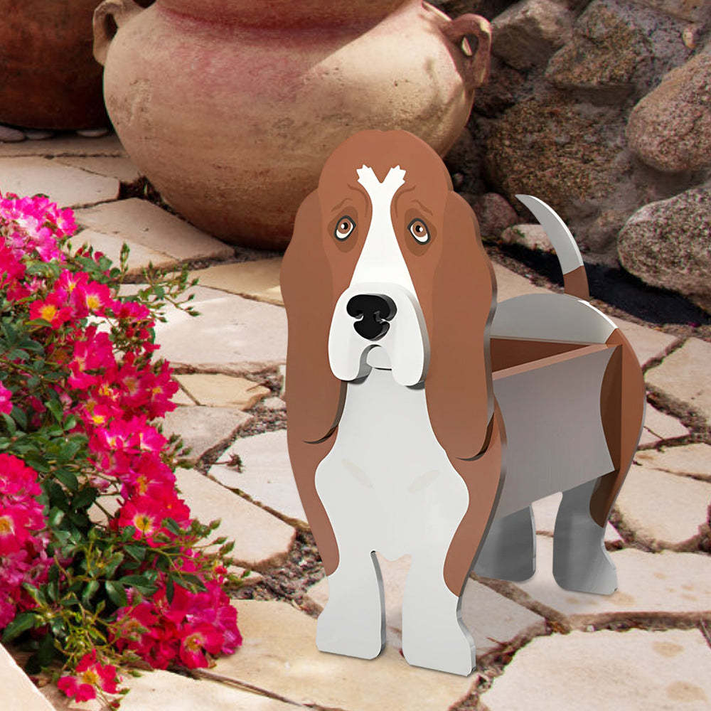 Basset Hound Planter-PLAWLTD