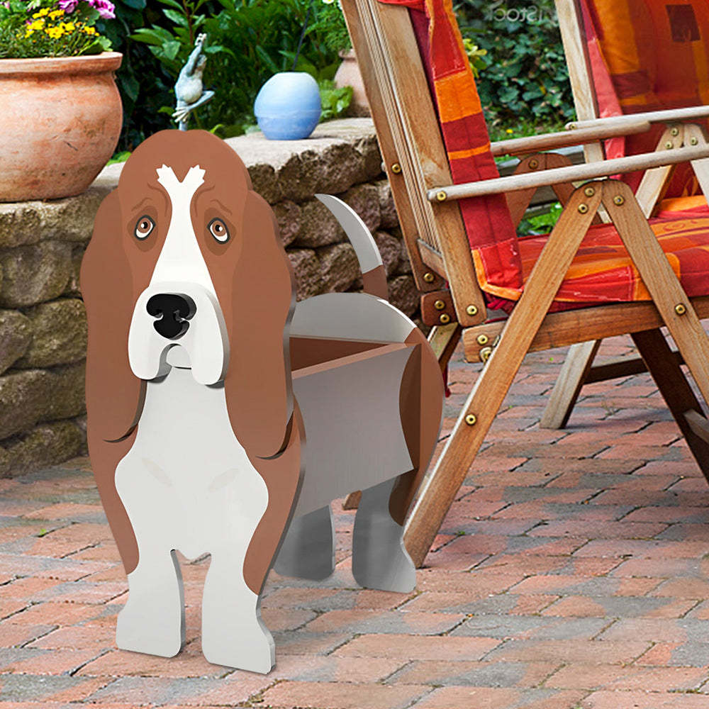 Basset Hound Planter-PLAWLTD