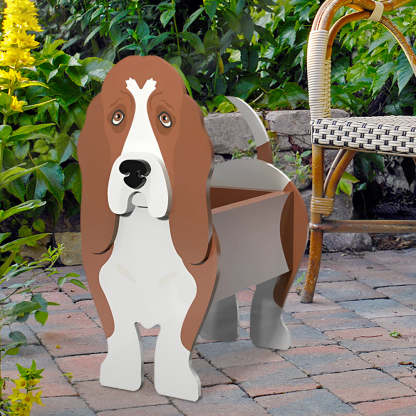Basset Hound Planter-PLAWLTD