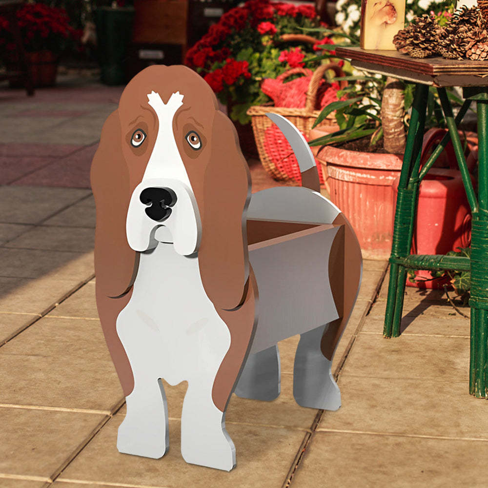 Basset Hound Planter-PLAWLTD