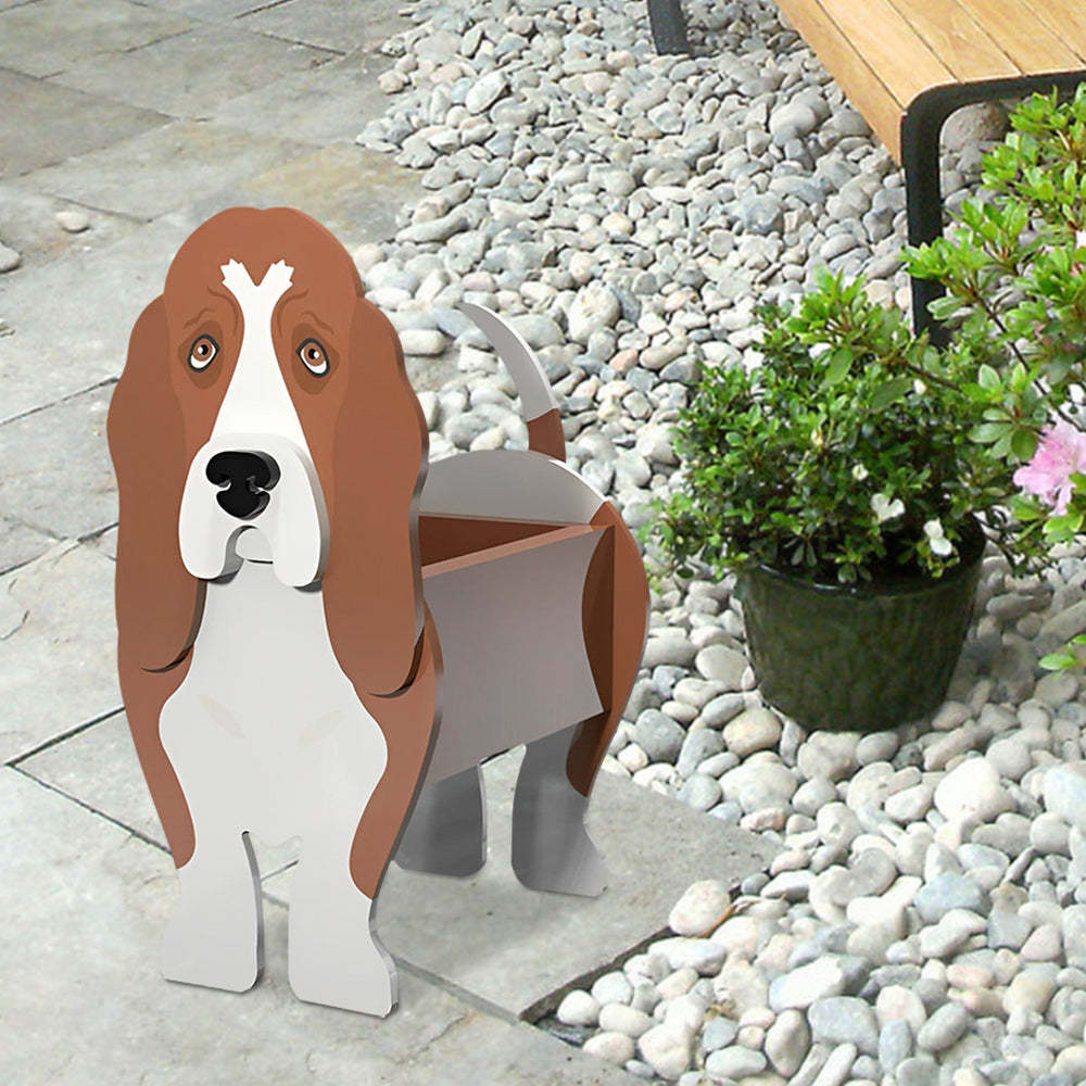 Basset Hound Planter-PLAWLTD