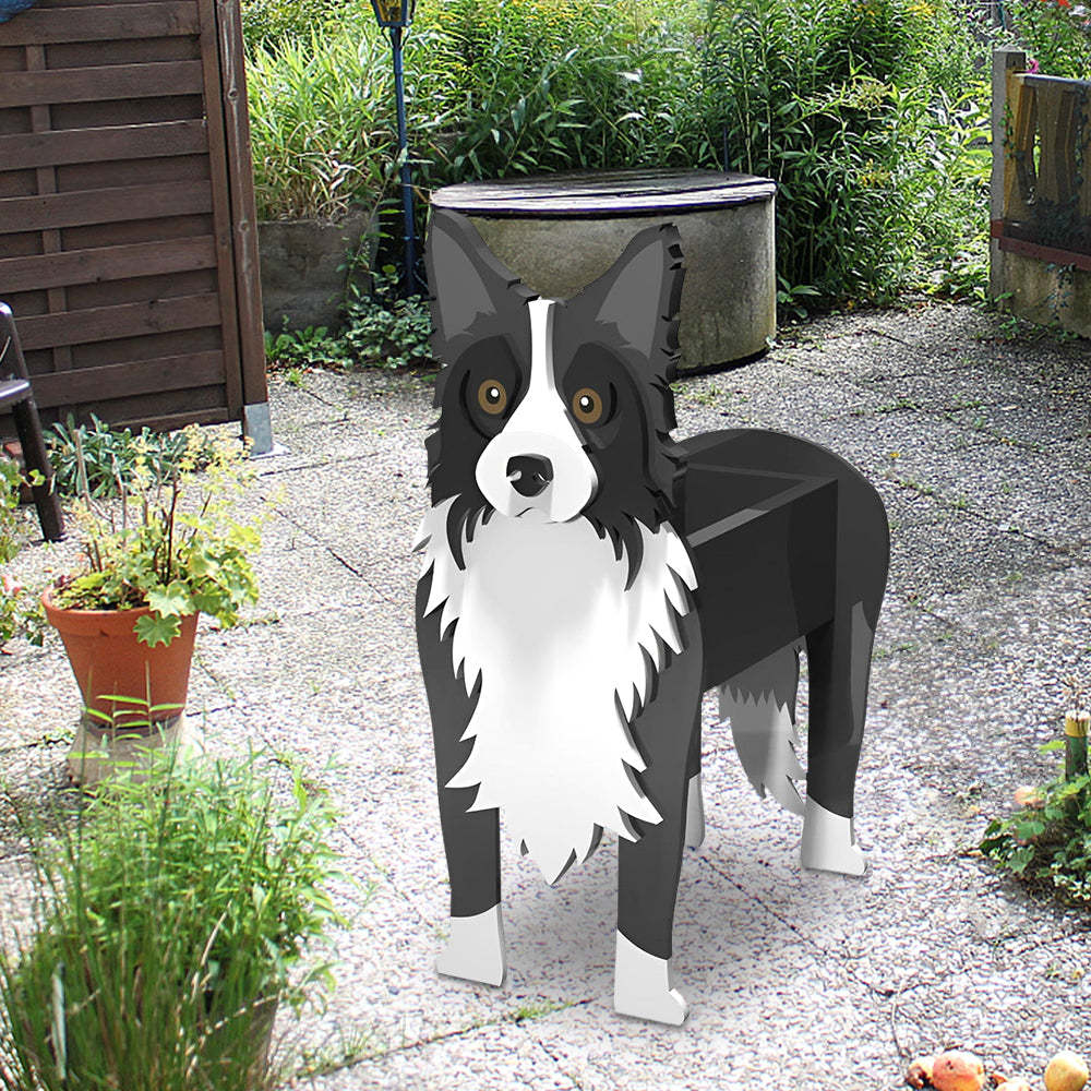 Border Collie Planter-PLAWLTD
