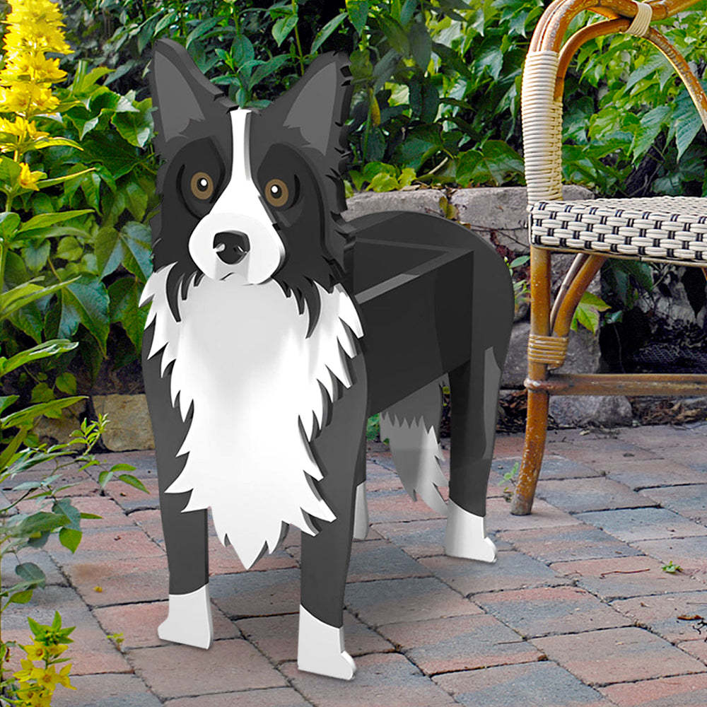 Border Collie Planter-PLAWLTD
