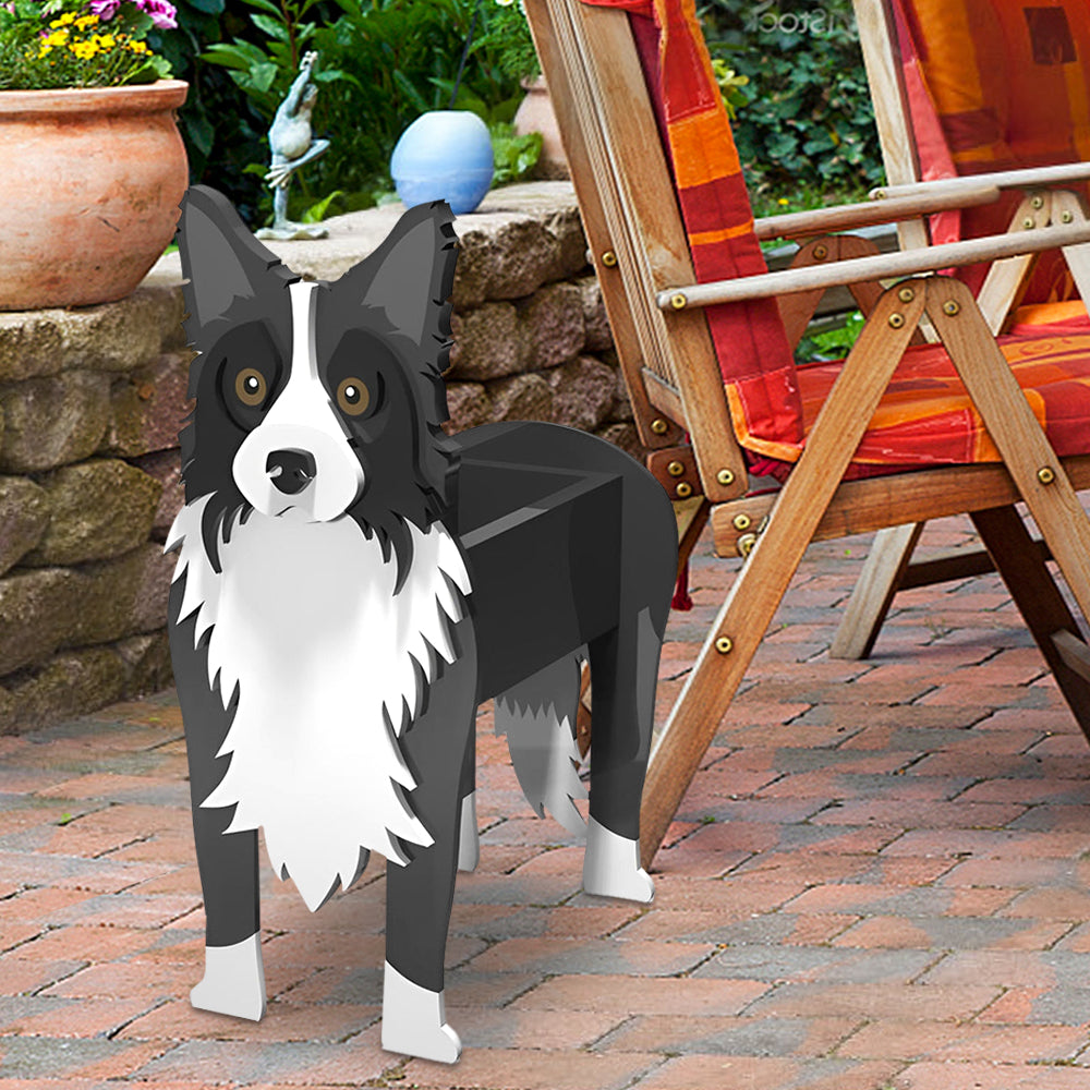 Border Collie Planter-PLAWLTD