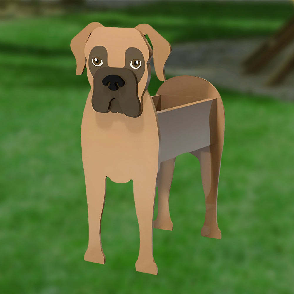 Boxer Dog Planter-PLAWLTD